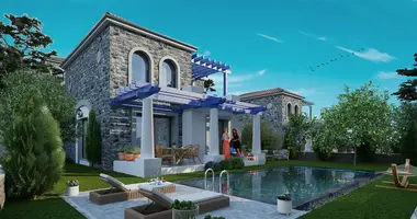 Villa 4 habitaciones con Balcón, con Aire acondicionado, con estacionamiento en Derekoey, Turquía