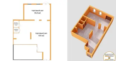 Sklep 165 m² w Mohylew, Białoruś