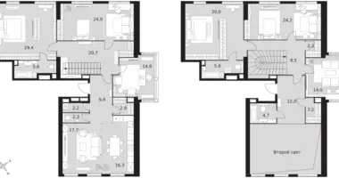 Ático Ático 7 habitaciones con estacionamiento, posible negociación en Konkovo District, Rusia