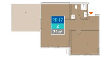 Wohnung 2 zimmer in Provodina, Montenegro