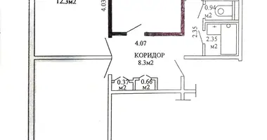 Apartamento 3 habitaciones en Minsk, Bielorrusia