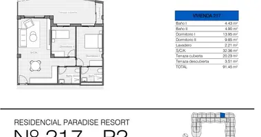 Apartamento 3 habitaciones en San Miguel de Salinas, España