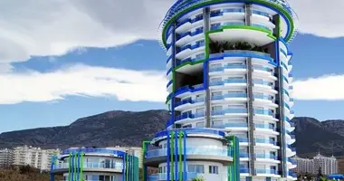 Apartamento 1 habitacion con acristalamiento con cámara, con balcón, con ascensor en Mahmutlar, Turquía