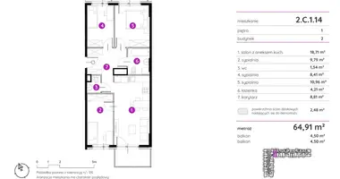 Apartamento 4 habitaciones en Poznan, Polonia