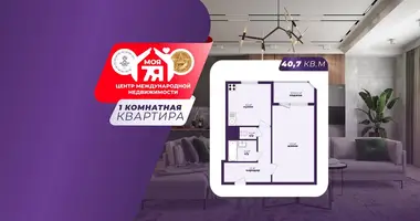 Wohnung 1 zimmer in Minsk, Belarus