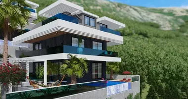 Villa 10 Zimmer mit Balkon, mit Klimaanlage, mit Meerblick in Alanya, Türkei