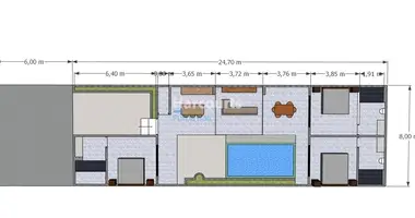 Villa 3 bedrooms in Jimbaran, Indonesia