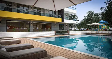Penthouse 6 Zimmer mit Balkon, mit Bergblick, mit Parken in Degirmendere, Türkei