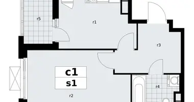 Apartamento 1 habitación en poselenie Sosenskoe, Rusia