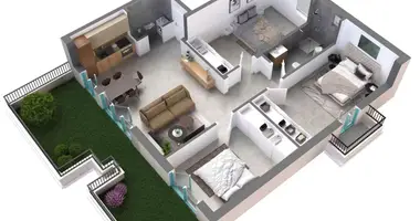 Apartamento 3 habitaciones en Montenegro