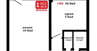 Mieszkanie 1 pokój w Mińsk, Białoruś