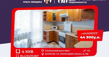 4 room apartment in Barysaw, Belarus