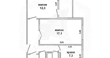 Квартира 2 комнаты в Брест, Беларусь