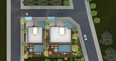 Willa 6 pokojów z parking, z widok na morze, z basen w Alanya, Turcja