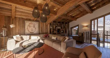 Dom drewniany w stylu górskim 5 pokojów z Wi-Fi, z Lodówka, z Telewizja w Courchevel Le Praz, Francja