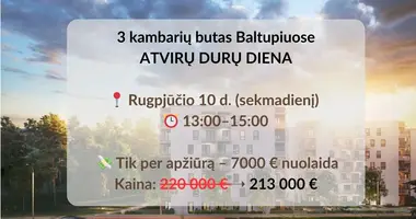 Mieszkanie 3 pokoi w Wilno, Litwa