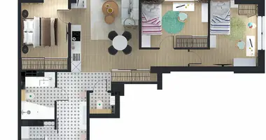 Apartamento 4 habitaciones en Minsk, Bielorrusia