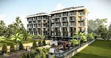 Penthouse 2 zimmer mit Schwimmbad, mit Fitnessstudio, mit Kinderspielplatz in Kestel, Türkei