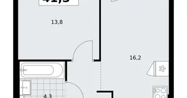 Apartamento 1 habitación en Troitsk, Rusia