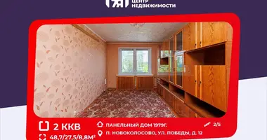 2 room apartment in Navakolasava, Belarus