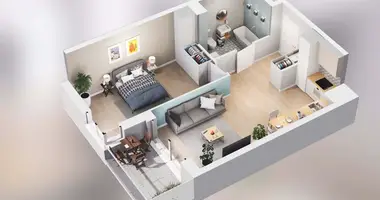 Apartamento 2 habitaciones en Poznan, Polonia