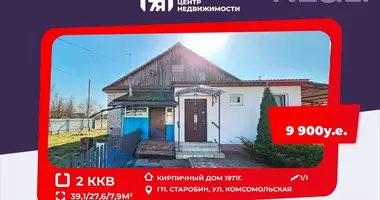 Apartamento 2 habitaciones en Starobin, Bielorrusia