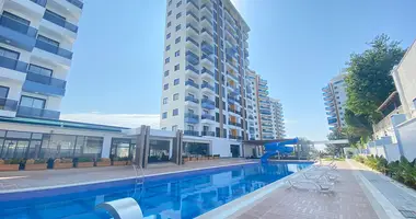 Penthouse 3 Zimmer mit Balkon, mit Klimaanlage, mit Meerblick in Yaylali, Türkei