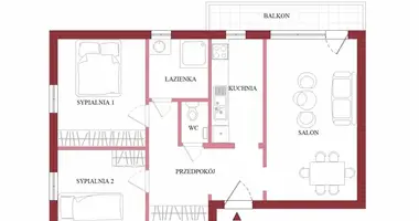 Apartamento 3 habitaciones en Varsovia, Polonia