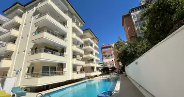 2 room apartment with elevator, with sea view, with swimming pool in Alanya, Turkey