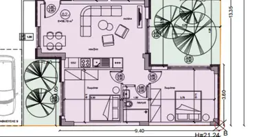 2 bedroom apartment in Nea Kallikrateia, Greece