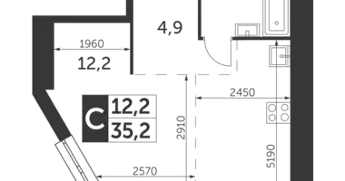 Kawalerka 1 pokój w Konkovo District, Rosja