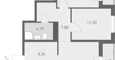 Appartement 3 chambres dans Kopisca, Biélorussie