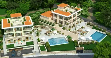 Villa  con Vistas al mar, con Patio, con Piscina en Rijeka-Rezevici, Montenegro