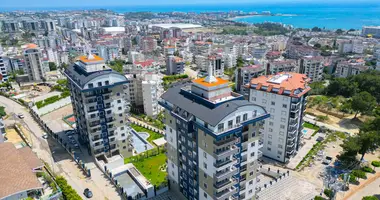1 room apartment with balcony, with furniture, with air conditioning in Avsallar, Turkey