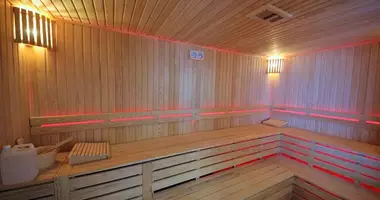 Wohnung 1 Schlafzimmer mit Sicherheitsüberwachungssystem, mit Sauna, mit überdachter Parkplatz in Alanya, Türkei