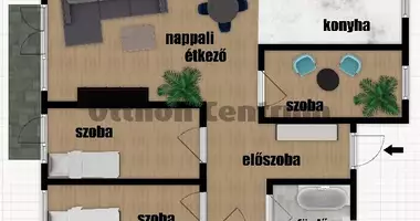 Mieszkanie 4 pokoi w Nyiregyhazi jaras, Węgry