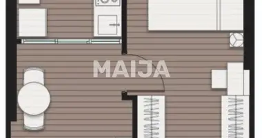 Apartamento 2 habitaciones en Bangkok, Tailandia