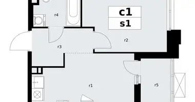 Mieszkanie 1 pokój w poselenie Sosenskoe, Rosja