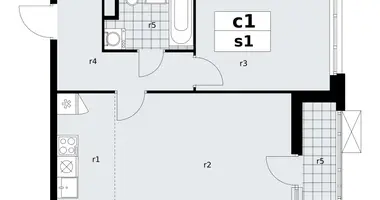 Appartement 2 chambres dans poselenie Sosenskoe, Fédération de Russie