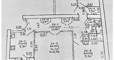 Mieszkanie 4 pokoi w Michurinskaya, Białoruś