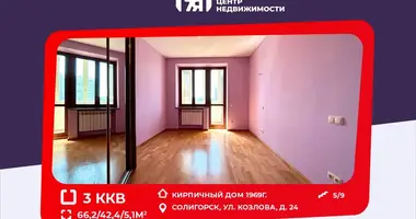 Wohnung 3 Zimmer in Soligorsk, Weißrussland