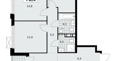 Apartamento 4 habitaciones en Moscú, Rusia