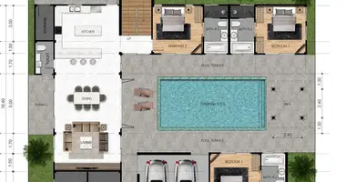 Apartamento 5 habitaciones en Phuket, Tailandia