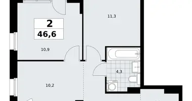 Квартира 2 комнаты в район Коммунарка, Россия