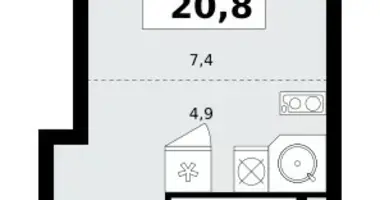 Appartement 1 chambre dans poselenie Sosenskoe, Fédération de Russie