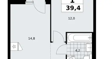 Appartement 1 chambre dans poselenie Sosenskoe, Fédération de Russie