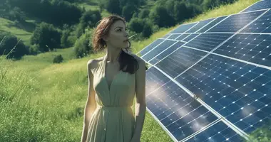 SOLAR POWER PLANT, SERBIA. in Crvena Jabuka, Serbien