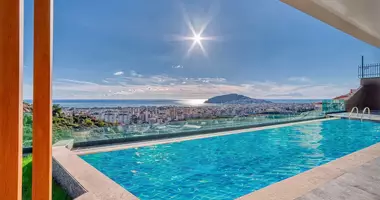 Вилла 6 комнат  с балконом, с видом на море, с видом на горы в Алания, Турция