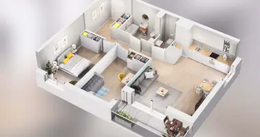 Apartamento 3 habitaciones en Poznan, Polonia