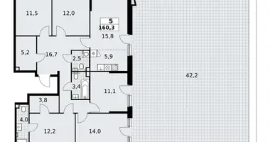 Apartamento 5 habitaciones en poselenie Sosenskoe, Rusia